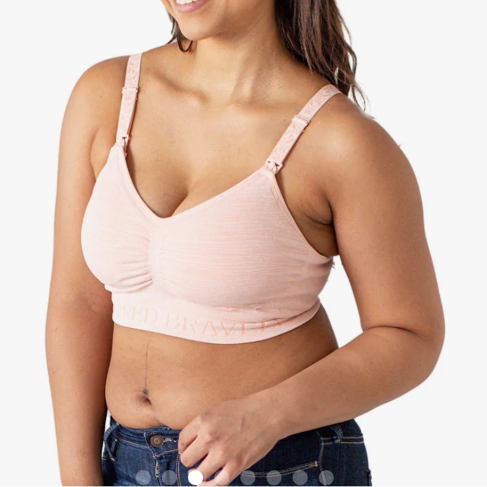 Kindred Bravely Sublime Hands-Free Pumping & Nursing Bra 
size large